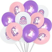 Unicorn Balloon Bouquet 24 Pack - Rainbow Unicorn Party Supplies